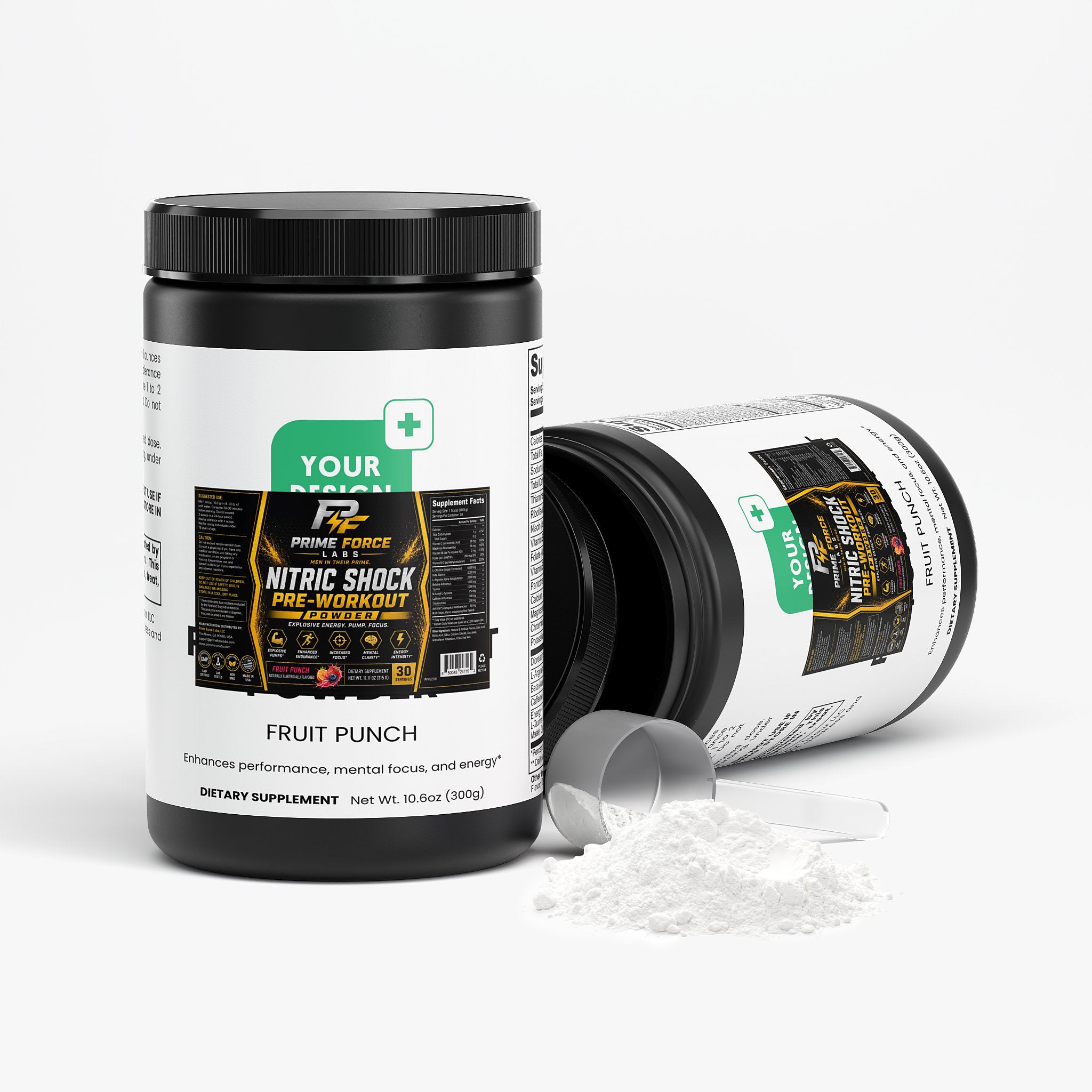 Nitric Shock Pre-Workout Powder (Fruit Punch)