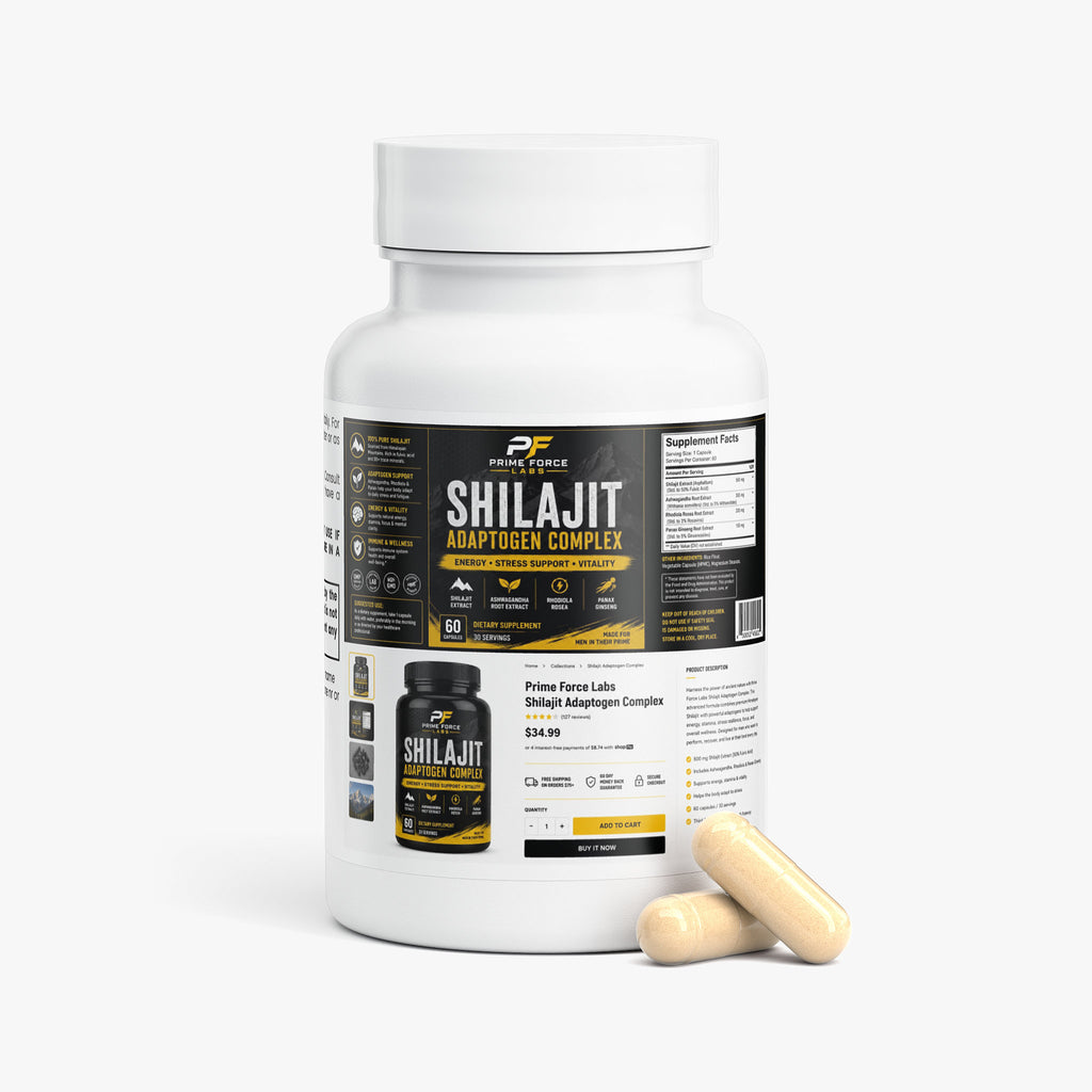 Shilajit Adaptogen Complex