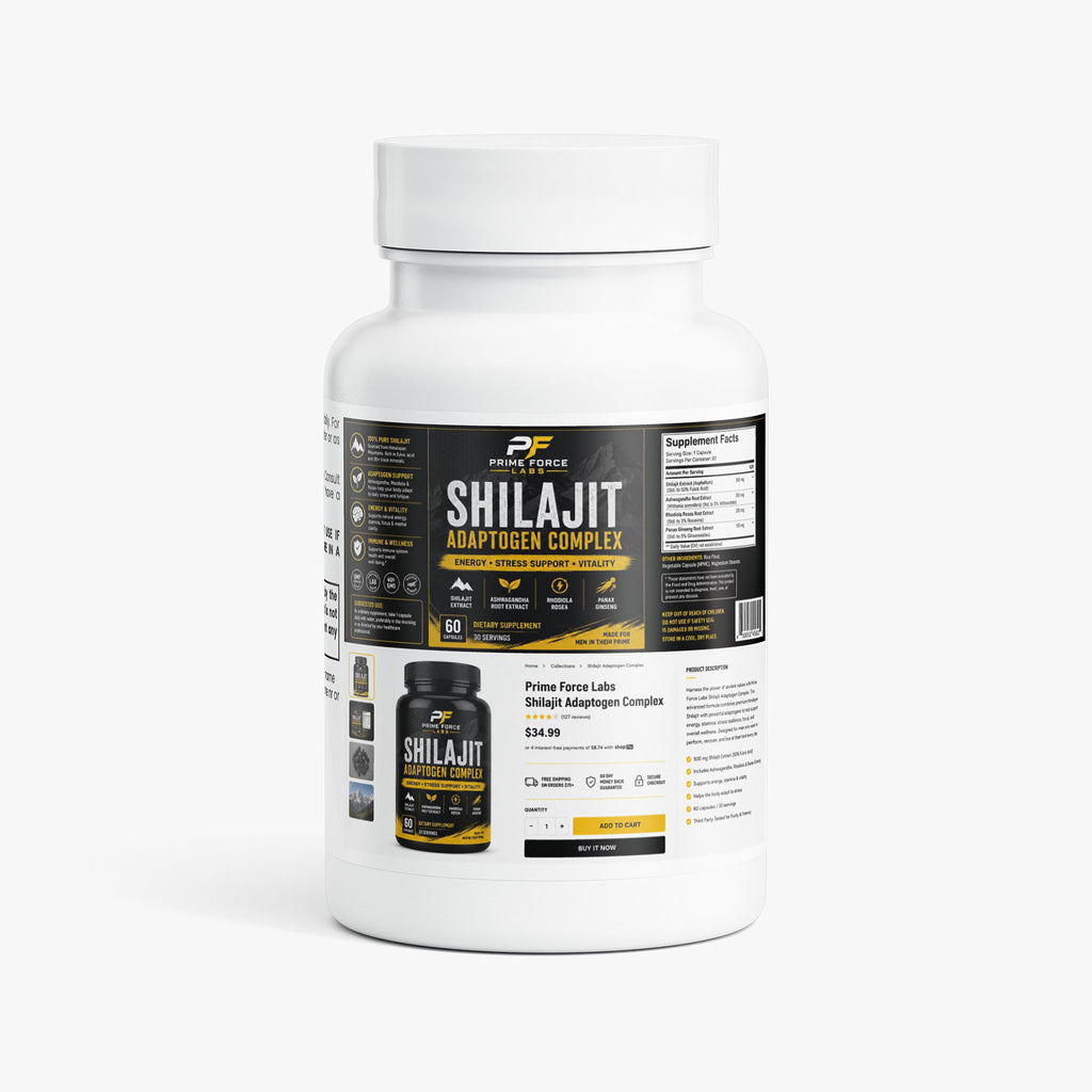 Shilajit Adaptogen Complex
