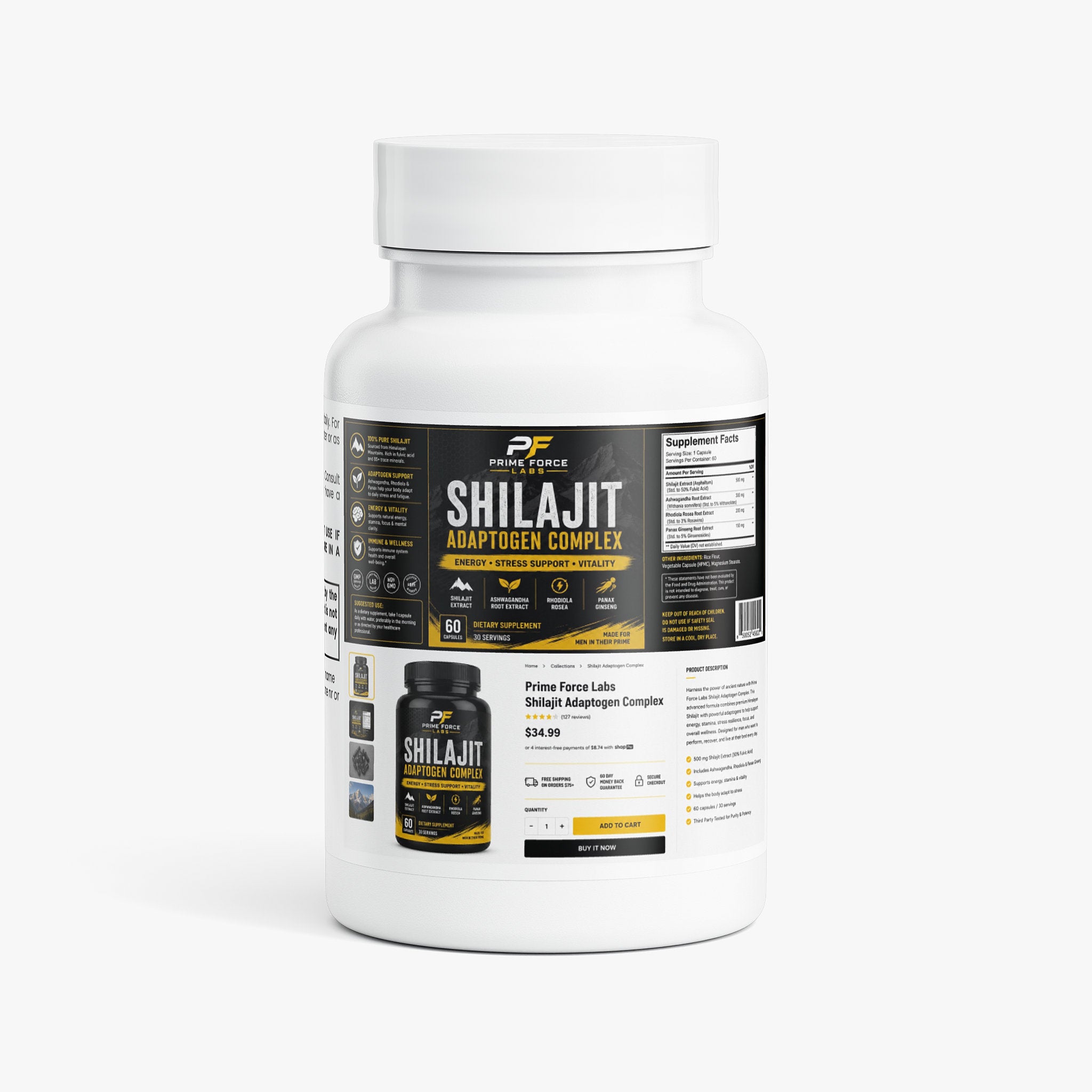 Shilajit Adaptogen Complex