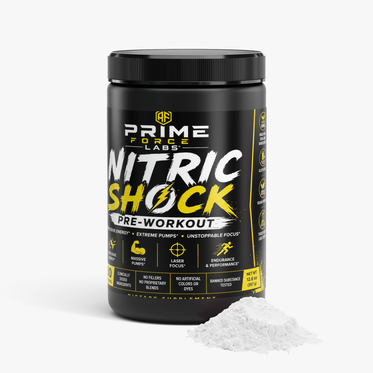Nitric Shock Pre-Workout Powder (Fruit Punch)